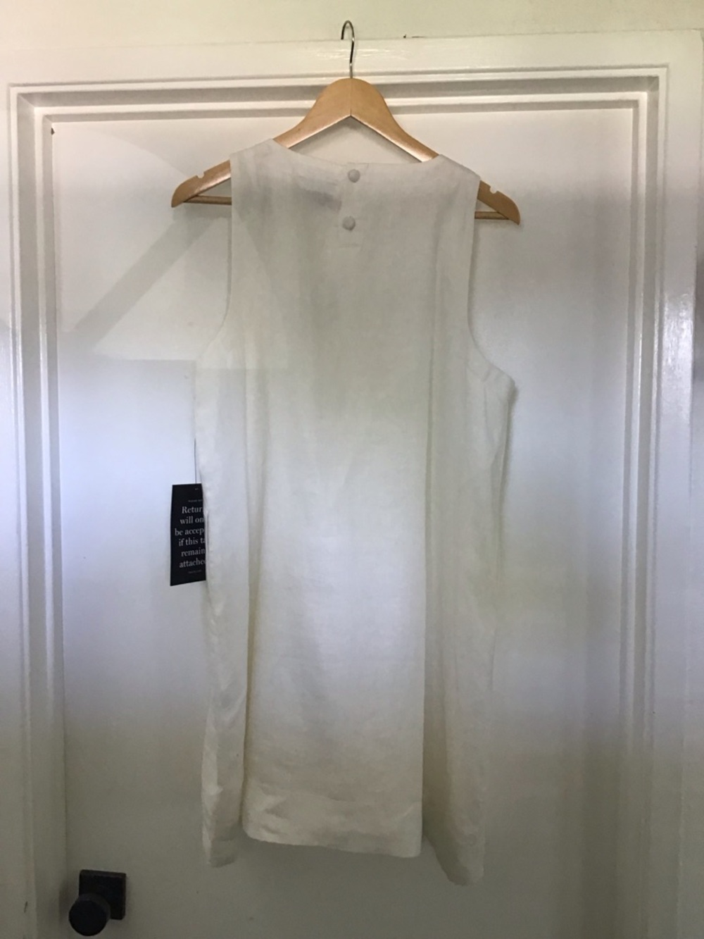 Tuckernuck White Linen Pauline Dress Sleeveless - Picture 5 of 5